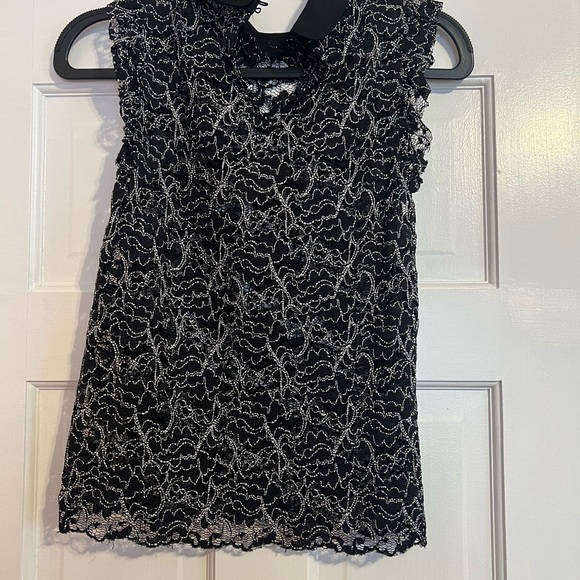 #54 ZARA • UNLINED LACE TOP - Picture 2 of 5